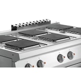 thumbnail of Fornuis | Elektrisch | EBP | 6 Kookplaten | 6x 2.6kW | Elektrische Oven | 1/1 GN | 58L | 3.65kW | 1200x700x850(h)mm