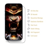 thumbnail of 4x Keramik-Glass für iPhone 16 Pro FULL COVER 3D KLAR Displayschutz Schutzglas Schutzfolie Panzerfolie Panzerglas Screen-Protector