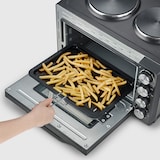 thumbnail of SEVERIN TO 2074 - Horno tostador con placas de cocina  2500 W 30 L Negro