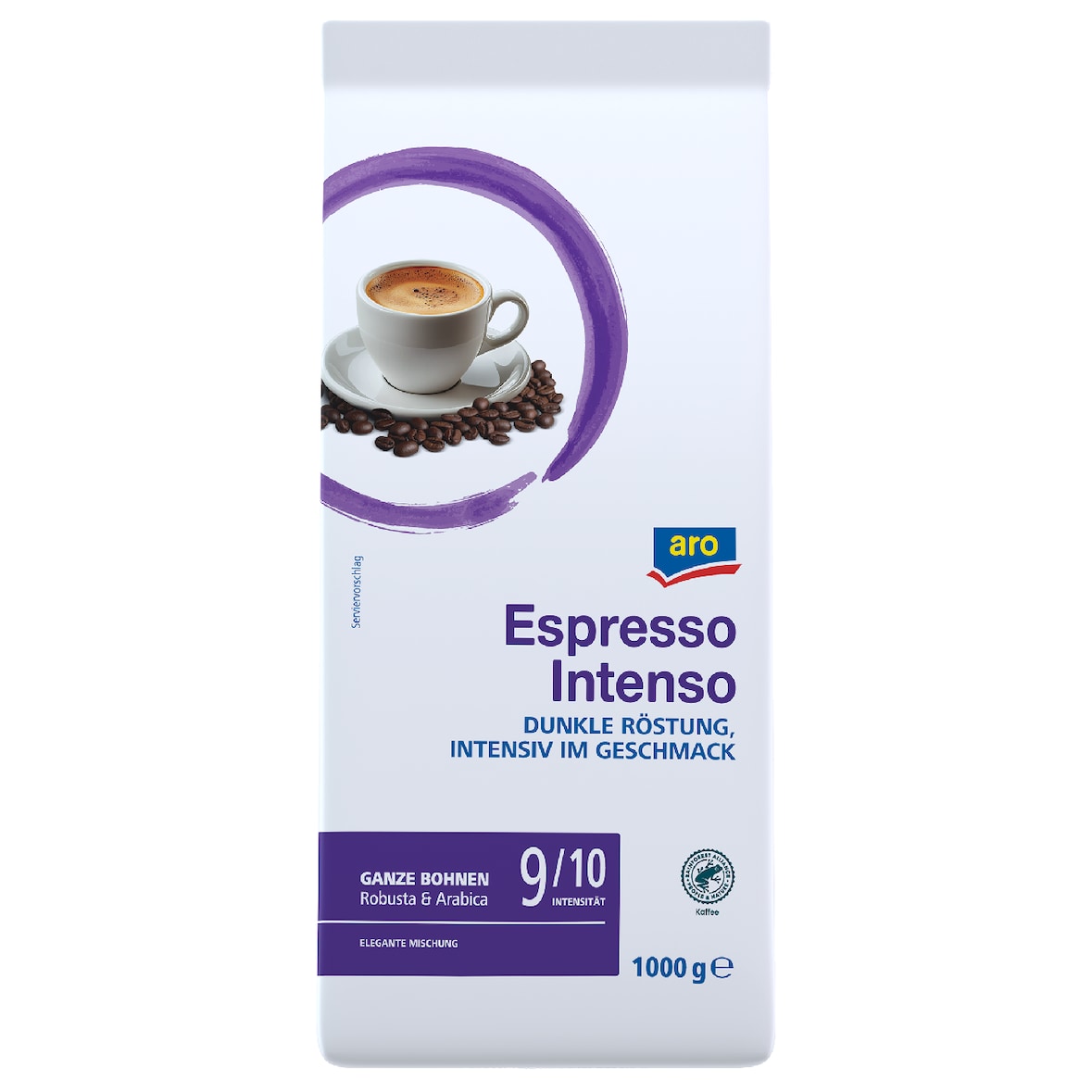 aro Kaffeebohnen Espresso Robusta Arabica (1 kg)
