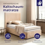 thumbnail of Mister Sandman - Matratze 100x190 H2 H3, Höhe 18cm, 7 Zonen Kaltschaummatratze 100 x 190 mit hochwertigem Doppeltuchbezug, Hergestellt in Deutschland