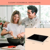 thumbnail of Virtuosa EcoAdapt Induktionskochfeld 4 Zonen 7200W Glas schwarz Schwarzes Glas