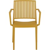 thumbnail of SIENA GARDEN Urban Lights Set 5teilig Lane Sessel gastrotauglich mustard mit Tisch Sola Ø80