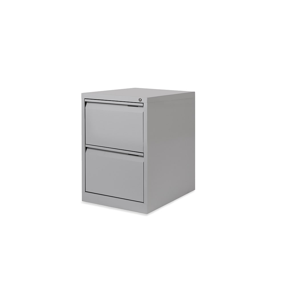 Rocada archivador metálico 2 cajones ral 7035 gris. medida: 47x71,1x62,2cm (largo x alto x profundo)