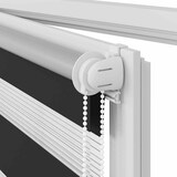 thumbnail of Dubbel rolgordijn side pull duo rolgordijn 100 x 175 cm zwart