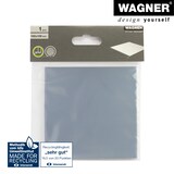 thumbnail of WAGNER PTFE Gleiter - 100 x 100 x 1,5 mm, Spezialkunststoff, selbstklebend, grau, als Gleitpad, robust - 16121099
