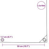 thumbnail of vidaXL Abdeckplane 650 g/m² 1,5x10 m Schwarz