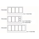 thumbnail of Table réfrigérée de boulangerie avec verre 2 portes 4x bacs 1/1 GN
