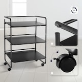 thumbnail of Carrello per apparecchi cosmetici PL902 nero