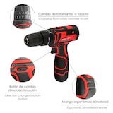 thumbnail of WOLFPACK - Taladro Atornillador 12 V. Con 2 Velocidades y Percutor. Bateria 1.300 mAh. Par Apriete 35 Nm.