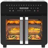 thumbnail of Heißluftfritteuse 23 Liter, XXL Airfryer mit Doppeltür und Sichtfenster, 15 Programme, LED-Touch, 12 Zubehörteile