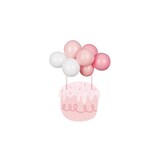 thumbnail of Kuchendeko rosa pink Ballon Kuchentopper