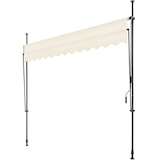 thumbnail of tectake Klemmmarkise mit Handkurbel, höhenverstellbar - 300 x 180 cm beige