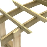 thumbnail of vidaXL Gartenbogen 150x60x210 cm Holz