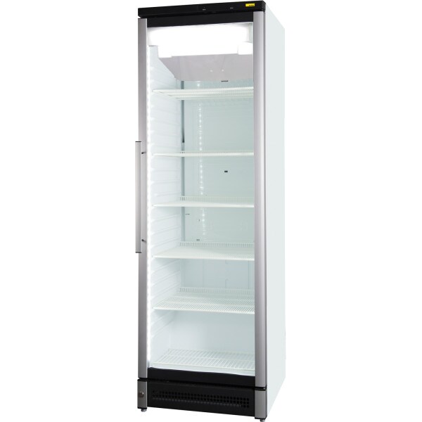 Nordcap Glastürtiefkühlschrank MF 180, mit Umluftkühlung und Glastür im Aluminiumrahmen