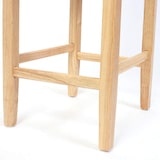 thumbnail of 2er-Set Barhocker Barstuhl M37 Kunstleder ~ creme, helle Füße