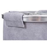 thumbnail of Wasbak HWC-C34, Wasmand Wasbox Waszak Wasbak met net, 55x39cm 65l ~ koord grijs