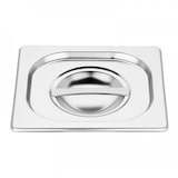 thumbnail of Set di contenitori Gastronorm in acciaio inox Vogue 6X1/6 con coperchio