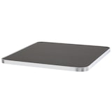 thumbnail of Plateau de table carré noir cerclage argent 60cm Montmartre - Oviala
