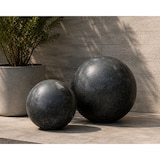 thumbnail of Bola decorativa jardín granito negro pulido esfera piedra natural diámetro 20 cm 12 kg exterior