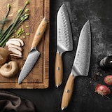 thumbnail of Hezhen - Damastmesser Set 3-teilig - X01 Flagship Serie
