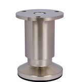 thumbnail of 8 Möbelfüße Sofafuß Möbelbeine EDELSTAHL OPTIK gebürstet Höhe 20 cm 38 mm stabile Ausführung Sofa