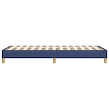 thumbnail of Décoshop26 - Lattenrost auf Beinen Bettgestell 100x200 cm blauer Stoff TDL0207349