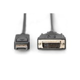 thumbnail of DIGITUS DisplayPort Adapterkabel 2.0m DP-DVI St/St schwarz