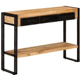 thumbnail of Table console 110x30x76 cm Bois de manguier solide Modèle Atlas Vintage