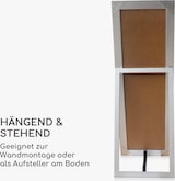 thumbnail of Norwich Spiegel Holzrahmen rechteckig 130 x 45 cm Mosaik-DesignSilber