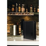 thumbnail of Securit® Portamenù in stile pelle alla moda – (1 inserto doppio, mostra 4x A4) – A4