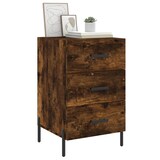 thumbnail of vidaXL Nachttisch Räuchereiche 40x40x66 cm Holzwerkstoff