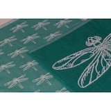 thumbnail of DoubleDry Theedoeken en Keukenhanddoeken Set 12 st - 100% katoen - smaragdlibel, groenblauw