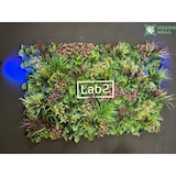 thumbnail of GeckoWall "BERLÍN" | Pared índigo púrpura premium | Revestimiento flores gastronómicas | Paneles lavanda artificial.