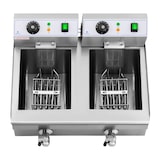 thumbnail of Royal Catering - Elektro-Friteuse - 2 x 10 Liter - Aftapkraan - 230 V