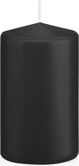 thumbnail of Stumpenkerzen Schwarz Ø 58 x 100 mm, 16 Stück