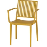 thumbnail of SIENA GARDEN Urban Lights Set 3teilig Lane Sessel gastrotauglich mustard mit Tisch Sola Ø80