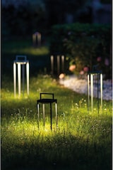 thumbnail of Zafferano - Home Solar 2 LED Laterne, 37,3cm - 2W Wand- und Tischleuchte mit Akku und Dämmerungssensor - Schwarz