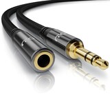thumbnail of Primewire Klinkenkabel 3,5 mm AUX - Audio Verbindungskabel / Kupplung mit Nylonmantel - 3m