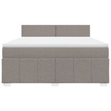 thumbnail of vidaXL Boxspringbett mit Matratze Taupe 180x200 cm Stoff