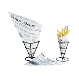 thumbnail of PACKNWOOD - 5 000u - Cono de papel antigrasa con diseño periódico 250x180mm H180mm 360ml - 210PCONEW150