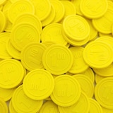 thumbnail of CombiCraft Wertmarken Chip  mit Reliefprägung - 250 Stück - in der Farbe 1,00 Euro