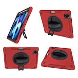 thumbnail of 4in1 Hülle für Apple iPad Air 4 4th Generation A2072/A2316/A2324/A2325 10.9 2020/2022 Zoll Outdoor Cover mit Displayschutz Handschlaufe Rot