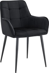 thumbnail of Esszimmerstuhl BOKEL - Kunststoff Schwarz 58x62x86 cm | Essstühle Esszimmerstühle Küchenstühle Wohnzimmerstühle