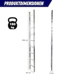 thumbnail of PROREGAL Sprossen-Anlegeleiter ATLAS | ohne Traverse | 9 Sprossen | Arbeitshöhe 3,47m | Traglast 150kg