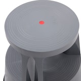 thumbnail of Pedana a rulli / Sgabello movibile TIO-M I Plastica Grigio scuro hjh OFFICE