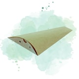 thumbnail of NVASE - 100Uds - Caja triangular de cartón marrón para crepes 120 A160mm - NVS210CRETRI