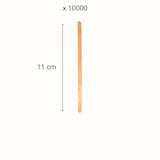 thumbnail of Agitateur en Bois pour Café 110 mm – Touillette, Bâtonnet, Mélangeur Écologique, Par 10 000, en 10 Boîtes Distributrices