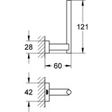 thumbnail of Grohe Reservepapierh. ESSENTIALS CUBE ch
