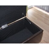 thumbnail of Baúl Kriens XXL, piel + polipiel, 180x45x45cm ~ marrón